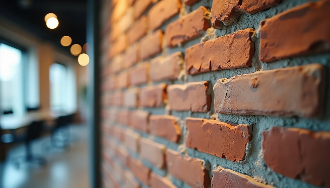 Mur en briquette interieur : investissement rentable en 2026