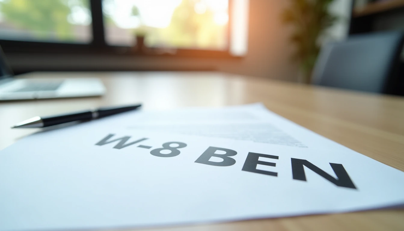 Formulaire W 8BEN : mode d'emploi pour non-résidents US